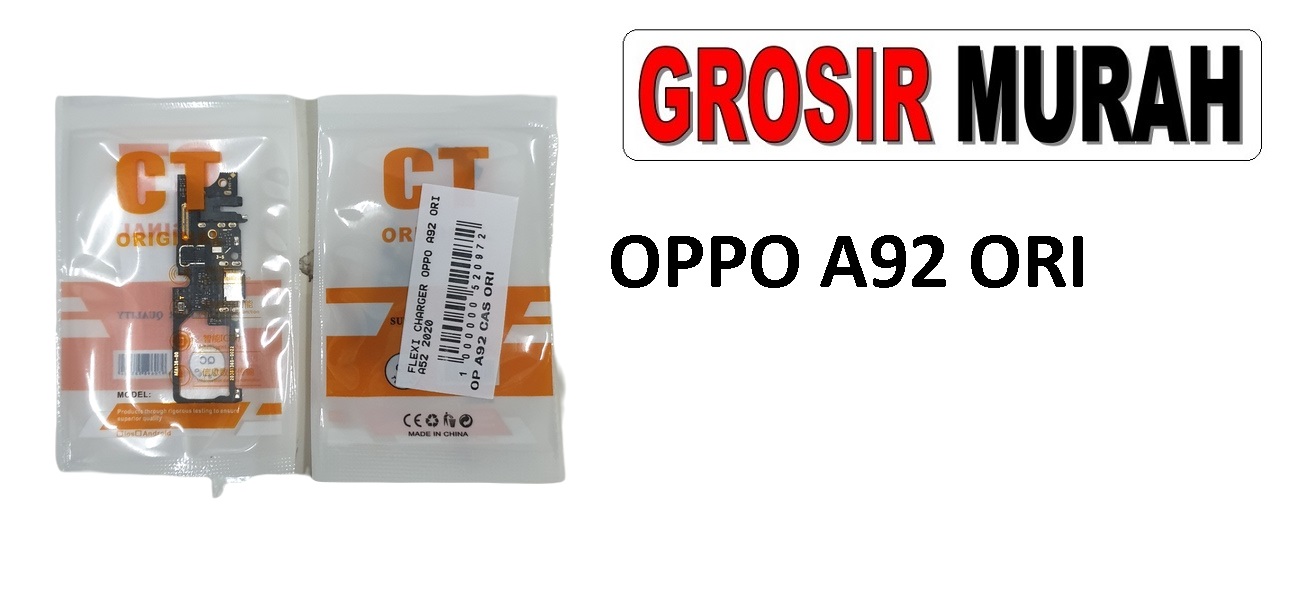 Jual Flexi Charger Oppo A92 A52 2020 Ori Fleksibel Flexible Fleksi Flexibel Flex Con Tc Connector Pcb Konektor cas papan charging
