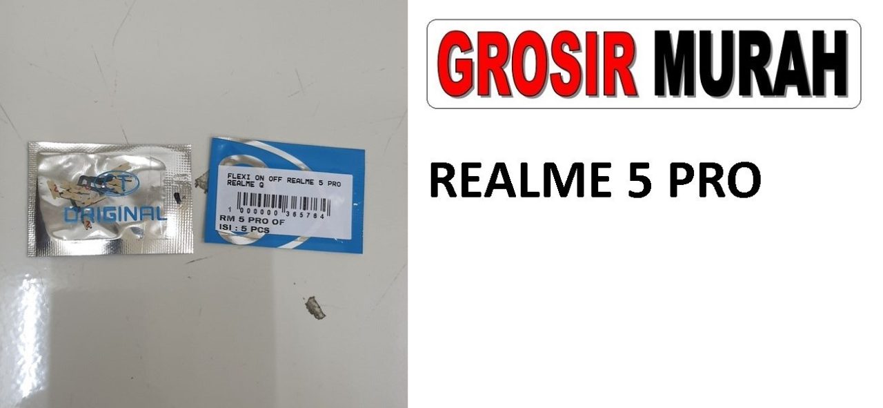 REALME 5 PRO REALME Q FLEXI ON OFF Flexible Flexibel Power On Off Flex Cable Spare Part Grosir Sparepart hp