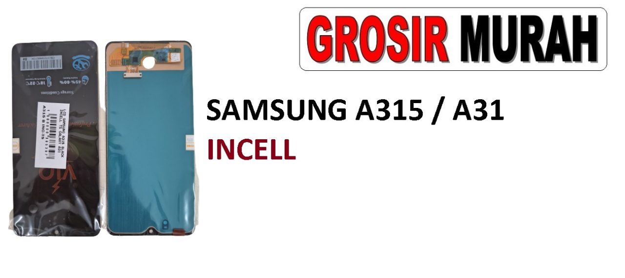 SAMSUNG A315 A31 LCD INCELL LCD Display Digitizer Touch Screen Spare Part Sparepart hp murah Grosir LCD Meetoo winfocus incell lion mgku og moshi