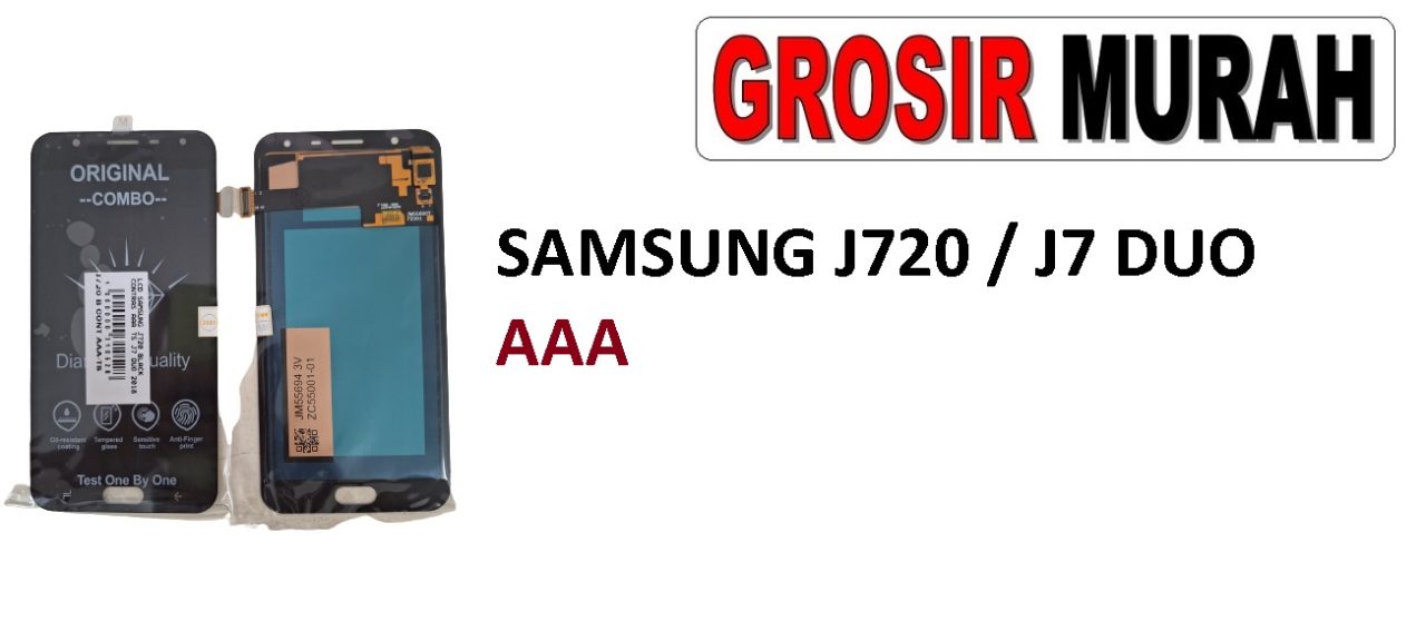 SAMSUNG J720 J7 DUO 2018 LCD AAA LCD Display Digitizer Touch Screen Spare Part Sparepart hp murah Grosir LCD Meetoo winfocus incell lion mgku og moshi