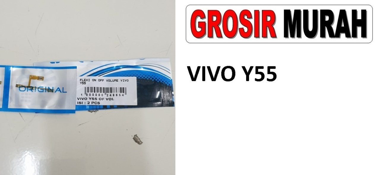 VIVO Y55 FLEXI ON OFF VOLUME Flexible Flexibel Power On Off Volume Flex Cable Spare Part Grosir Sparepart hp