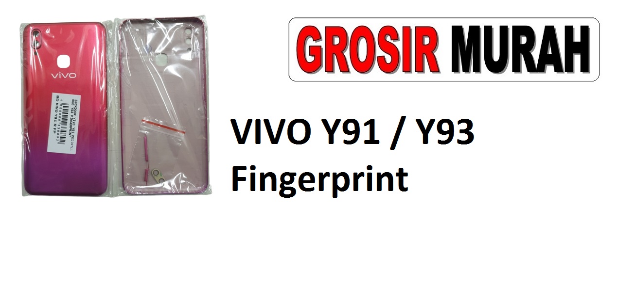 Backdoor Vivo Y91 Mediatek Kompatibel Y93 warna merah original