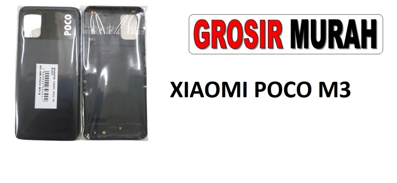 XIAOMI POCO M3 BACKDOOR Back Battery Cover Rear Housing Tutup Belakang Baterai Grosir Aksesoris hp