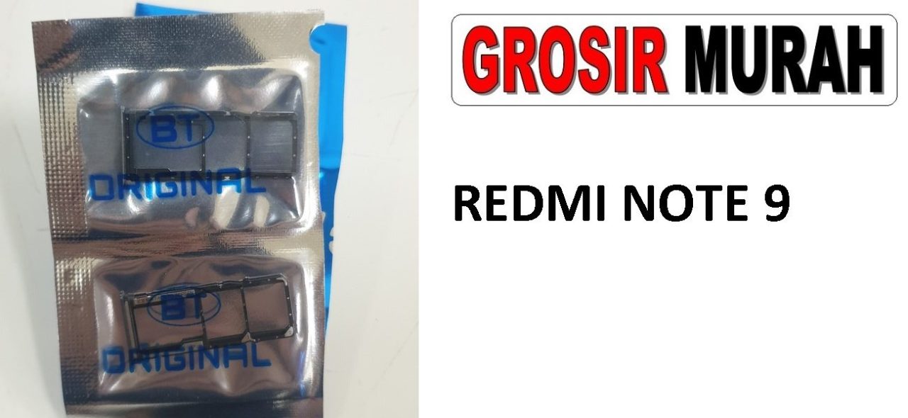 XIAOMI REDMI NOTE 9 SIM TRAY Sim Card Tray Simtray Holder Simlock Tempat Kartu Sim Spare Part Grosir Sparepart hp