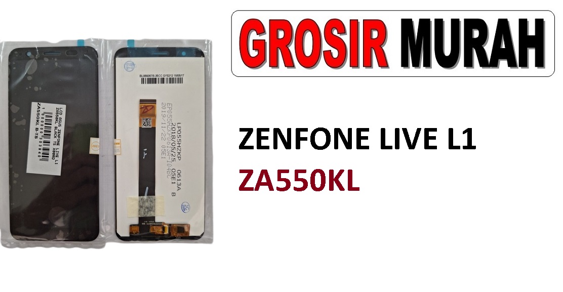 ASUS ZENFONE LIVE L1 ZA550KL LCD X00RD LCD Display Digitizer Touch Screen Spare Part Sparepart hp murah Grosir LCD Meetoo winfocus incell lion mgku og moshi