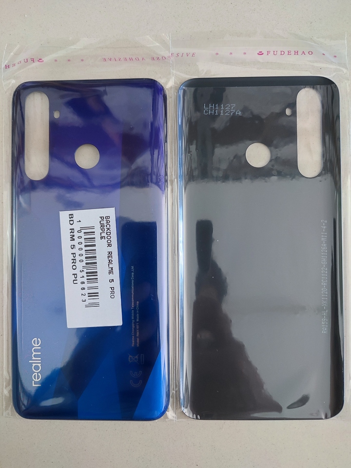 BACKDOOR REALME 5 PRO Back Battery Cover Rear Housing Tutup Belakang Baterai Grosir Aksesoris hp