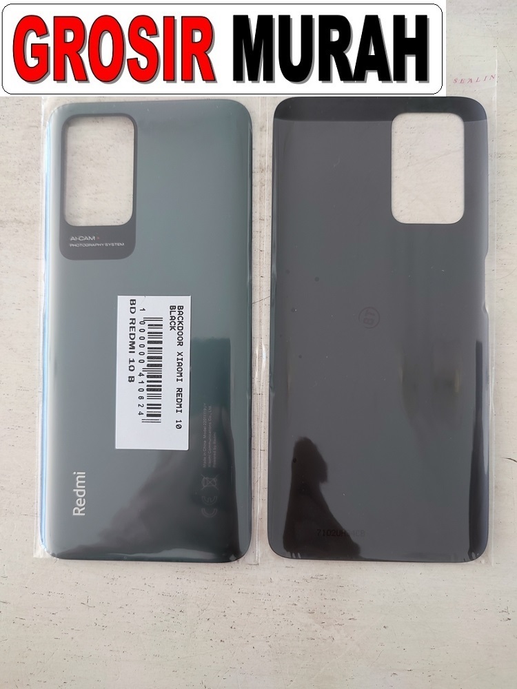 BACKDOOR XIAOMI REDMI 10 Back Battery Cover Rear Housing Tutup Belakang Baterai Grosir Aksesoris hp