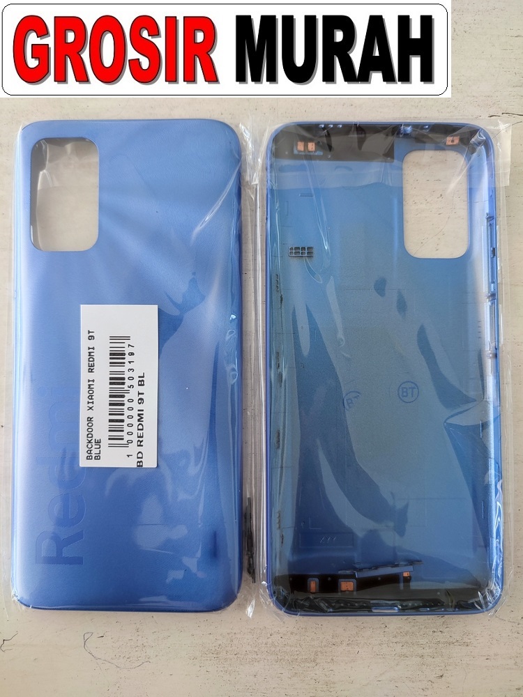 BACKDOOR XIAOMI REDMI 9T Back Battery Cover Rear Housing Tutup Belakang Baterai Grosir Aksesoris hp