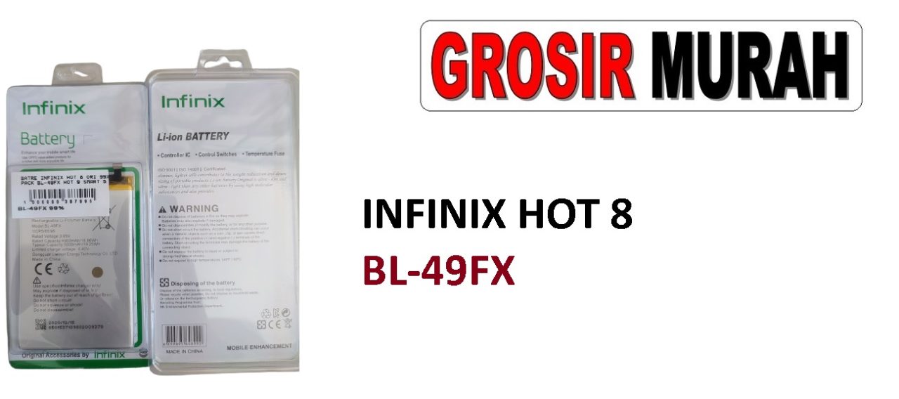INFINIX BL-49FX BATERAI HOT 8 HOT 9 SMART 5 Batre Battery Grosir Sparepart hp