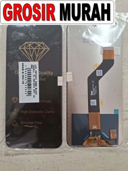 INFINIX X668 HOT 12 PRO LCD INCELL LCD Display Digitizer Touch Screen Spare Part Sparepart hp murah Grosir LCD Meetoo winfocus incell lion mgku og moshi