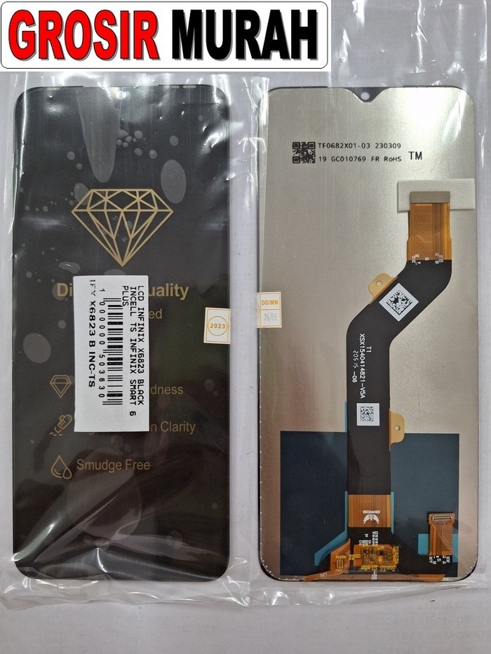 INFINIX X6823 SMART 6 PLUS LCD INCELL LCD Display Digitizer Touch Screen Spare Part Sparepart hp murah Grosir LCD Meetoo winfocus incell lion mgku og moshi