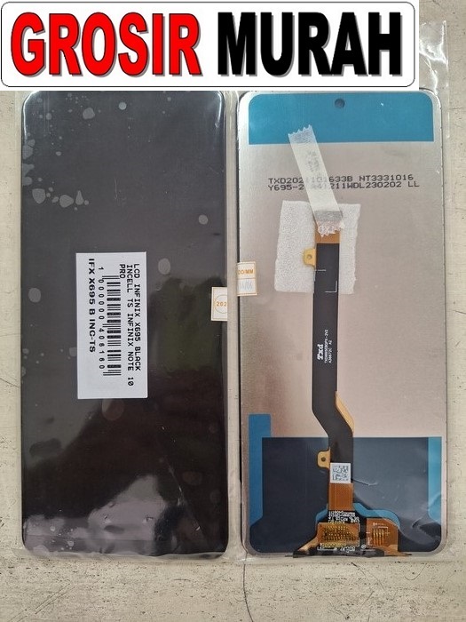 INFINIX X695 NOTE 10 PRO LCD INCELL LCD Display Digitizer Touch Screen Spare Part Sparepart hp murah Grosir LCD Meetoo winfocus incell lion mgku og moshi