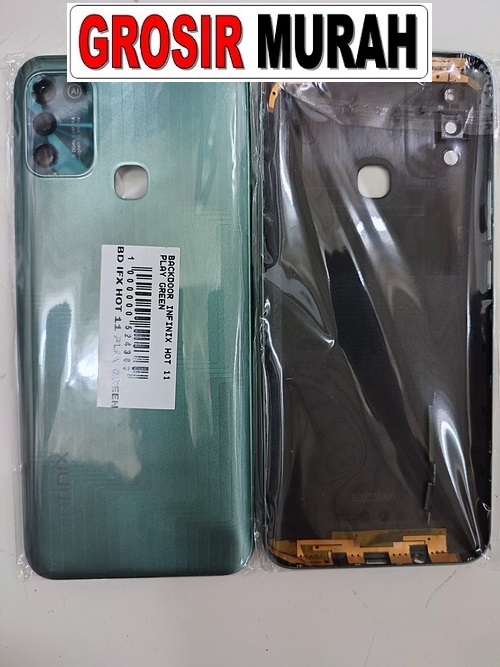 Infinix Hot 11 Play Backdoor Sparepart Hp Infinix Back Battery Cover Rear Housing Tutup Belakang Baterai
