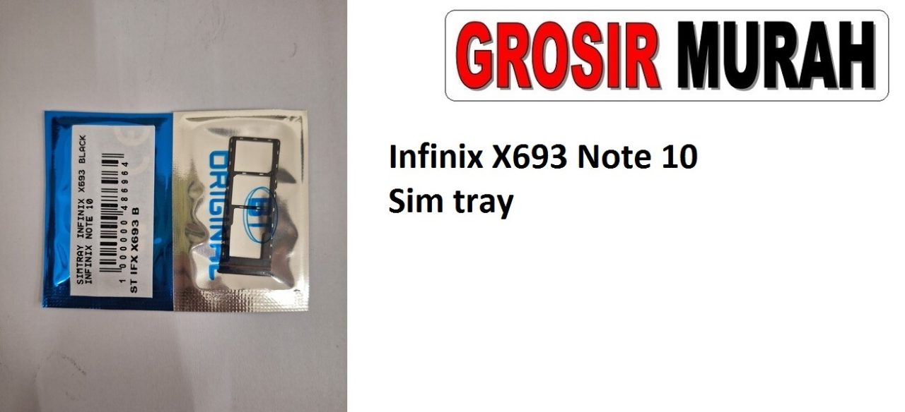 Infinix X693 Note 10 Sparepart Hp Sim Card Tray Simtray Sim Tray Holder Simlock Tempat Kartu Sim Spare Part Hp Grosir
