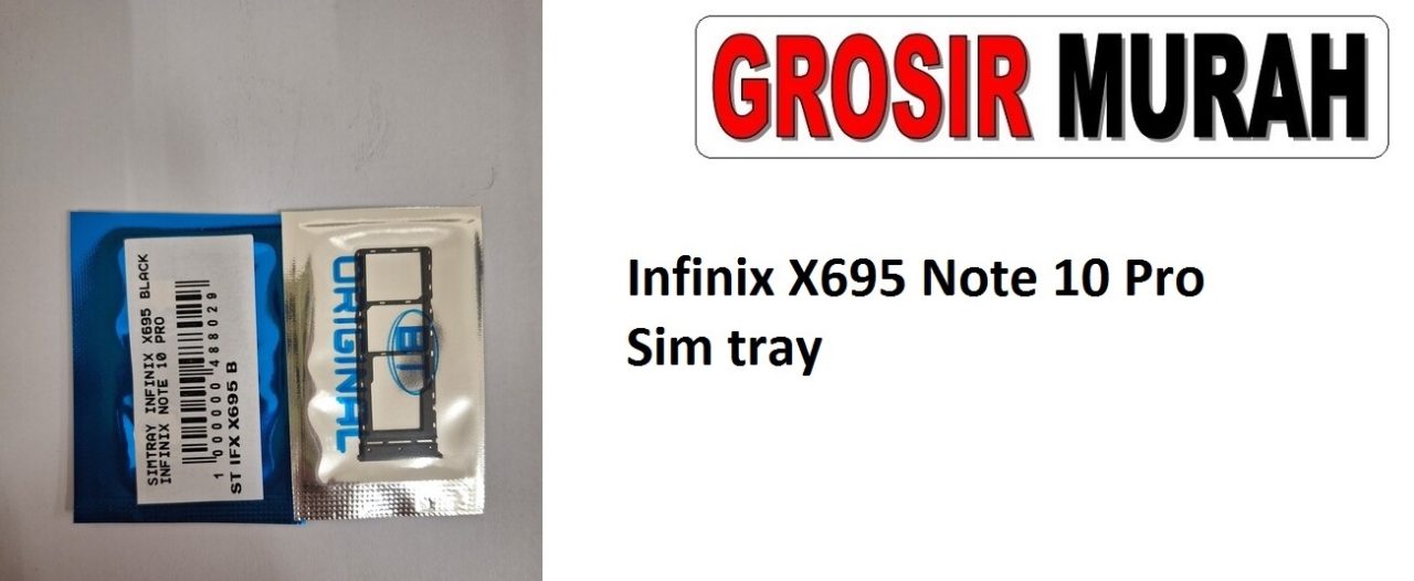 Infinix X695 Note 10 Pro Sparepart Hp Sim Card Tray Simtray Sim Tray Holder Simlock Tempat Kartu Sim Spare Part Hp Grosir
