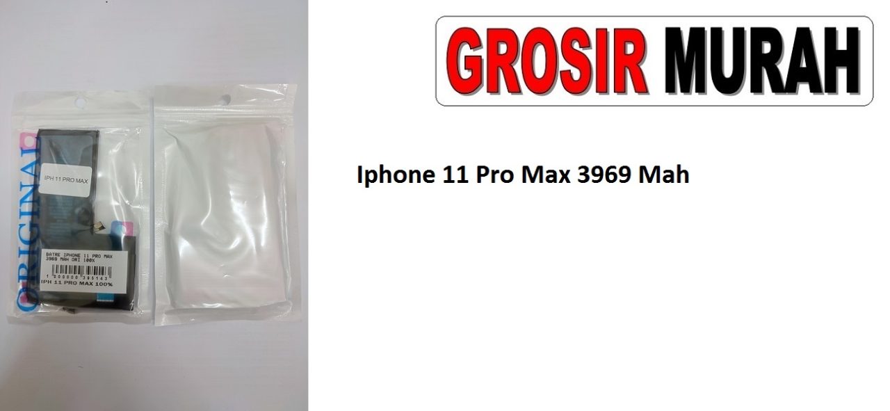 Iphone 11 Pro Max 3969 Mah Baterai Sparepart hp Batre iPhone Battery Grosir
