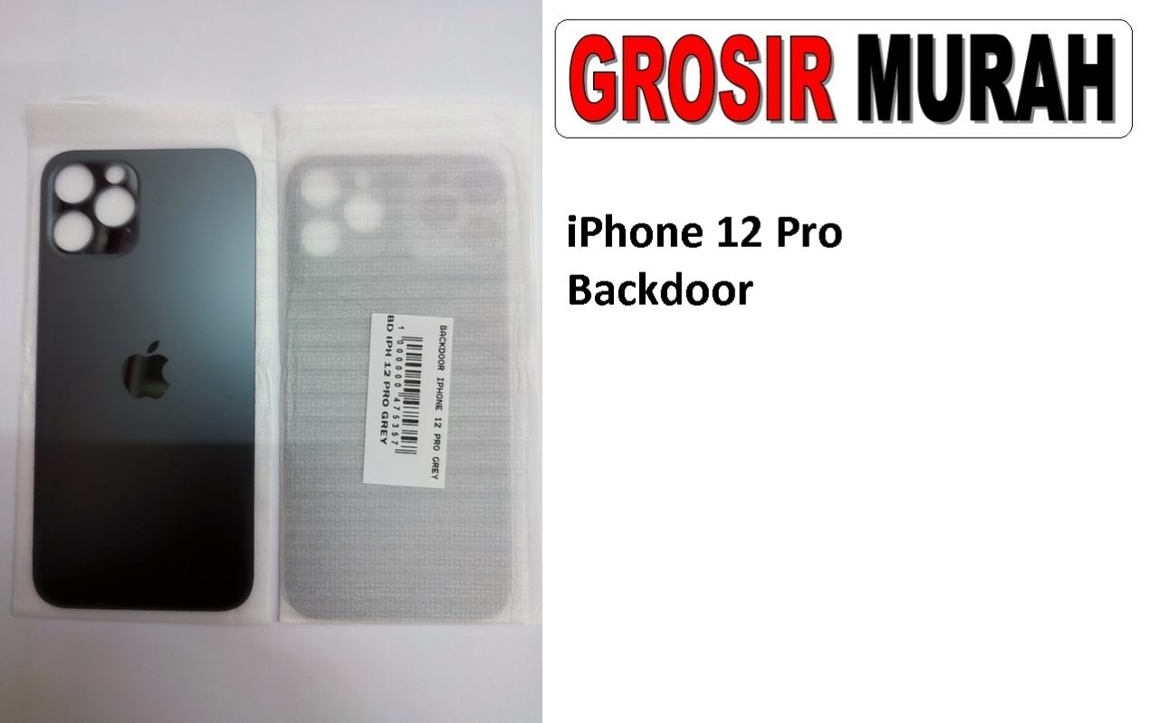 Iphone 12 Pro Sparepart Hp Backdoor Back Battery Cover Rear Housing Tutup Belakang Baterai
