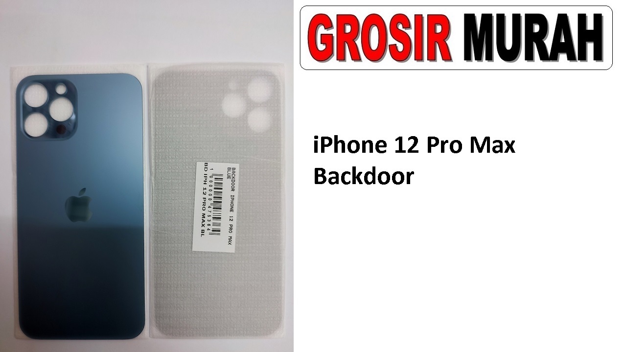 Iphone 12 Pro Max Sparepart Hp Backdoor Back Battery Cover Rear Housing Tutup Belakang Baterai

