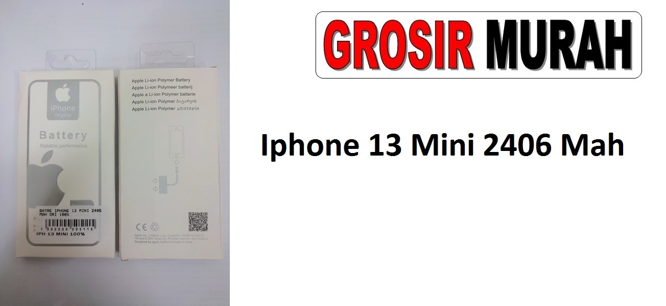 Jual Battery Iphone 13 Mini 2406 Mah Baterai