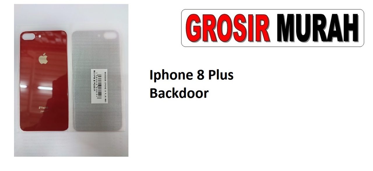 Iphone 8 Plus Sparepart Hp Backdoor Back Battery Cover Rear Housing Tutup Belakang Baterai
