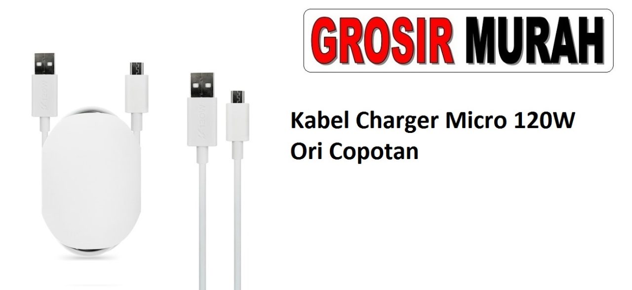 Kabel Charger Micro 120W Ori Copotan Sparepart Hp Vivo Micro Cable Charge Fast Charging Usb Super Vooc Spare Part Hp Grosir
