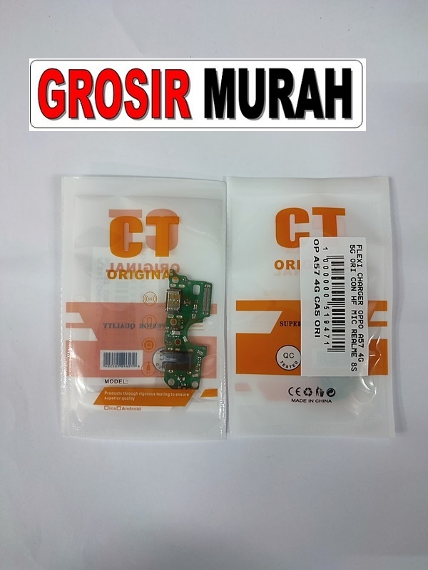 OPPO A57 4G 5G FLEXI CHARGER ORI CON HF MIC REALME 8S Original Flexible Flexibel Papan Cas Charging Port Dock Flex Cable Spare Part Grosir Sparepart hp