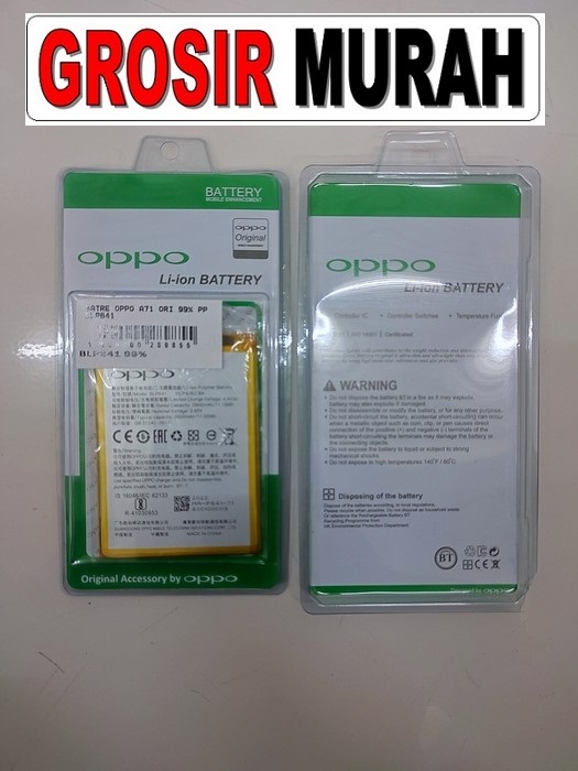 OPPO A71 BLP641 BATERAI Sparepart hp Batre Oppo Battery Grosir
