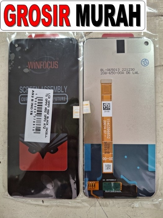 OPPO A92 A52 A72 LCD WINFOCUS LCD Display Digitizer Touch Screen Spare Part Sparepart hp murah Grosir LCD Meetoo winfocus incell lion mgku og moshi