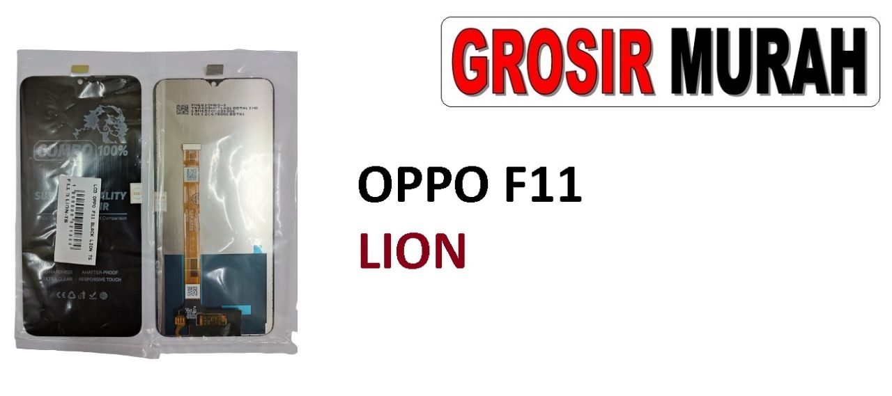 OPPO F11 LCD LION LCD Display Digitizer Touch Screen Spare Part Sparepart hp murah Grosir LCD Meetoo winfocus incell lion mgku og moshi