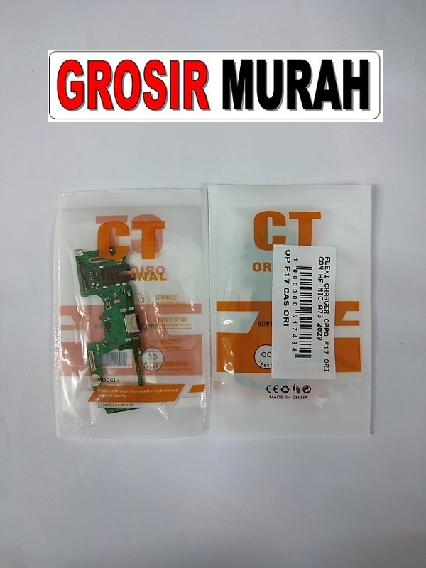 OPPO F17 FLEXI CHARGER ORI CON HF MIC A73 2020 Original Flexible Flexibel Papan Cas Charging Port Dock Flex Cable Spare Part Grosir Sparepart hp