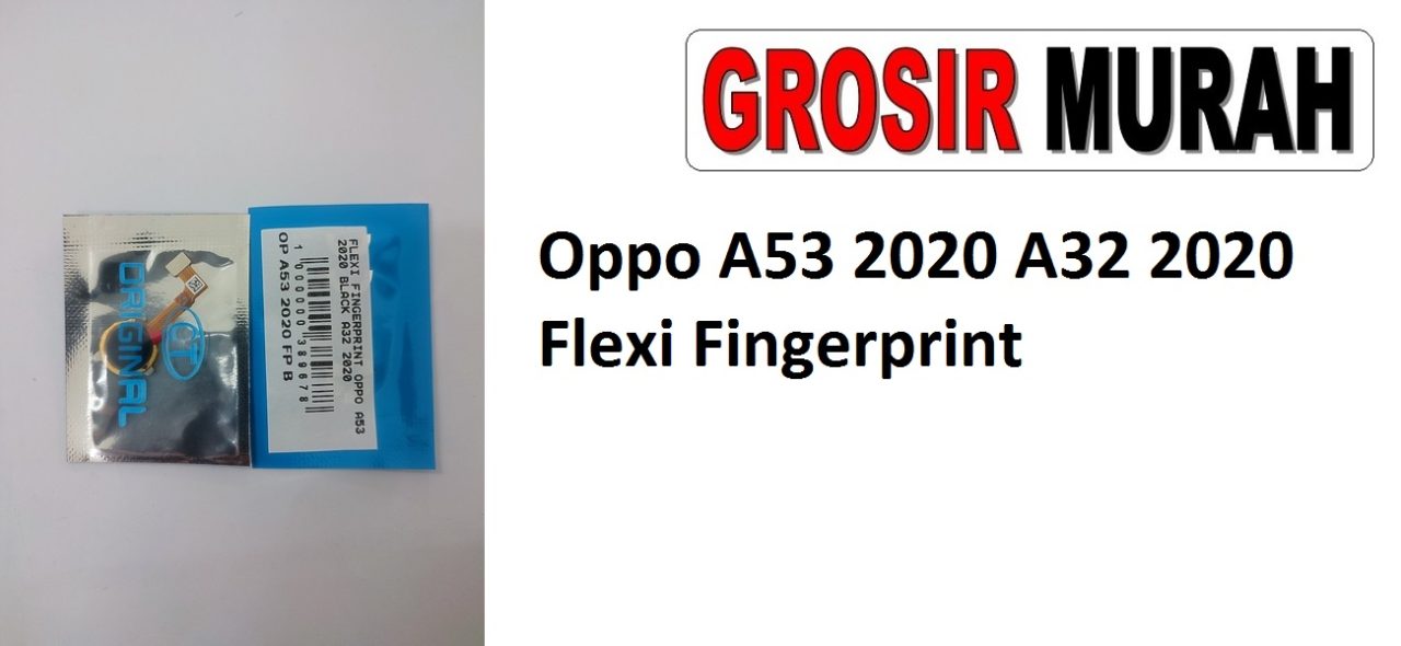 Oppo A53 2020 A32 2020 Flexi Fingerprint Sparepart Hp Fleksi Oppo Spare Part Grosir Flexible Flexibel Sidik Jari Home Menu Button Key Power On Off Fingerprint Flex Cable
