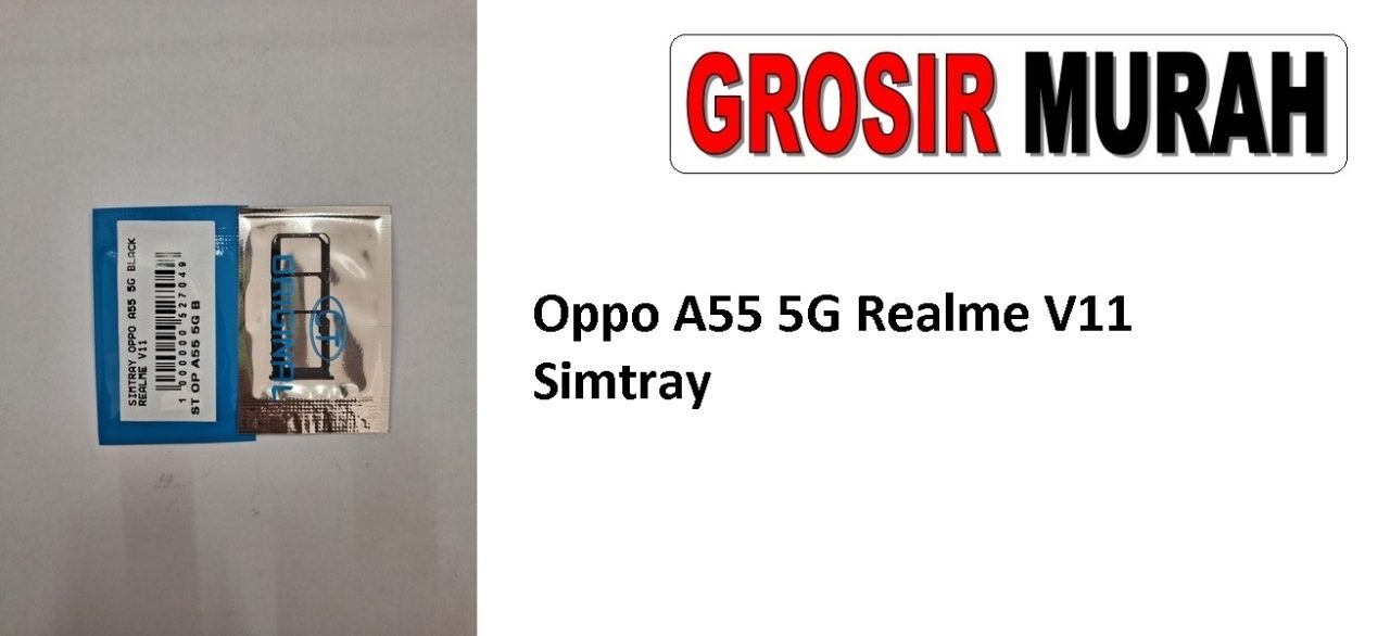 Oppo A55 5G Realme V11 Sim tray Sparepart Hp Oppo Sim Card Tray Simtray Holder Simlock Tempat Kartu Sim Spare Part Hp Grosir
