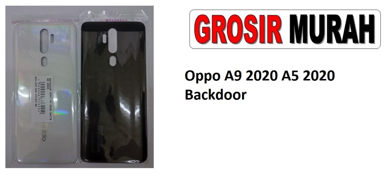 Oppo A9 2020 A5 2020 Sparepart Hp Backdoor Back Battery Cover Rear Housing Tutup Belakang Baterai
