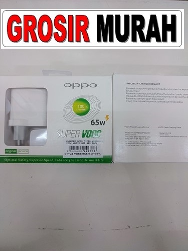 Oppo VC56HAEH Vooc Sparepart Hp Oppo Micro Adaptor Charge Fast Charging Casan
