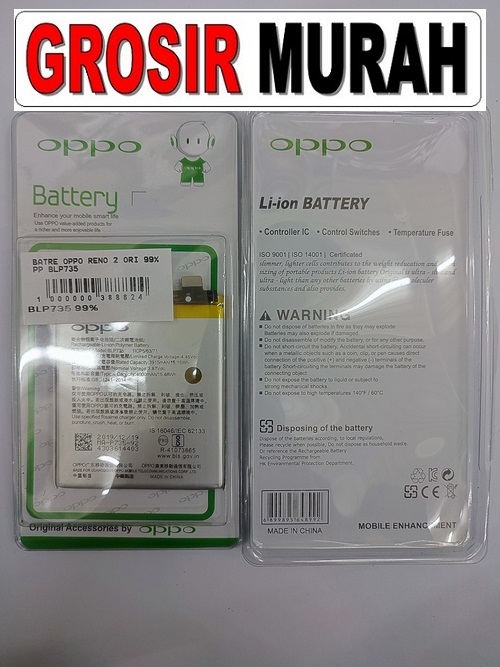 Oppo Reno 2 BLP735 Sparepart hp Batre Battery Baterai Grosir
