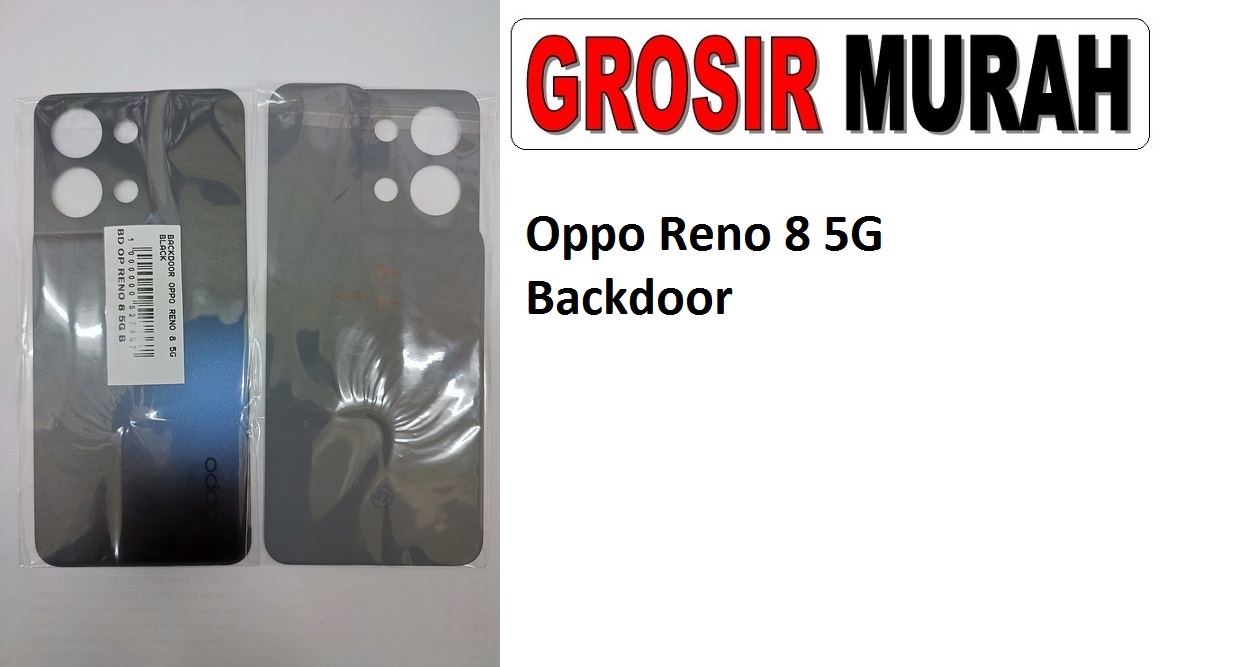 Oppo Reno 8 5G Sparepart Hp Backdoor Back Battery Cover Rear Housing Tutup Belakang Baterai
