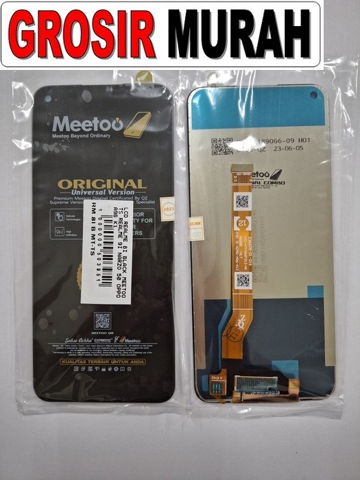REALME 8I LCD MEETOO REALME 9I NARZO 50 OPPO A96 K10 LCD Display Digitizer Touch Screen Spare Part Sparepart hp murah Grosir LCD Meetoo winfocus incell lion mgku og moshi