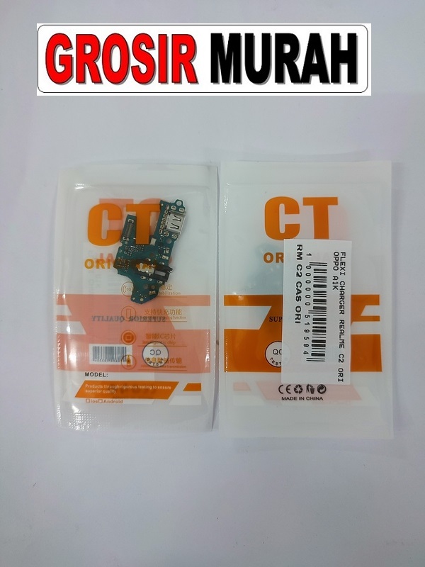 REALME C2 FLEXI CHARGER ORI OPPO A1K Original Flexible Flexibel Papan Cas Charging Port Dock Flex Cable Spare Part Grosir Sparepart hp