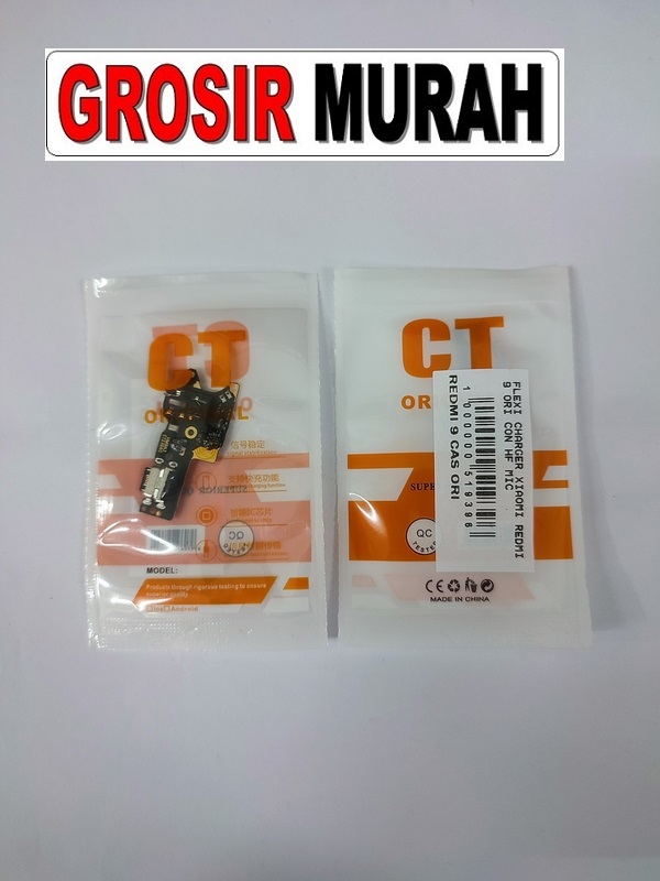 REDMI 9 FLEXI CHARGER ORI CON HF MIC Original Flexible Flexibel Papan Cas Charging Port Dock Flex Cable Spare Part Grosir Sparepart hp