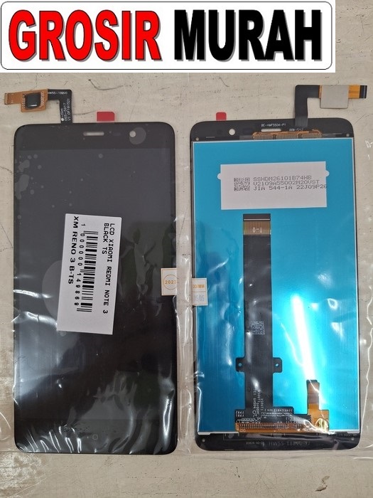 REDMI NOTE 3 LCD AAA LCD Display Digitizer Touch Screen Spare Part Sparepart hp murah Grosir LCD Meetoo winfocus incell lion mgku og moshi