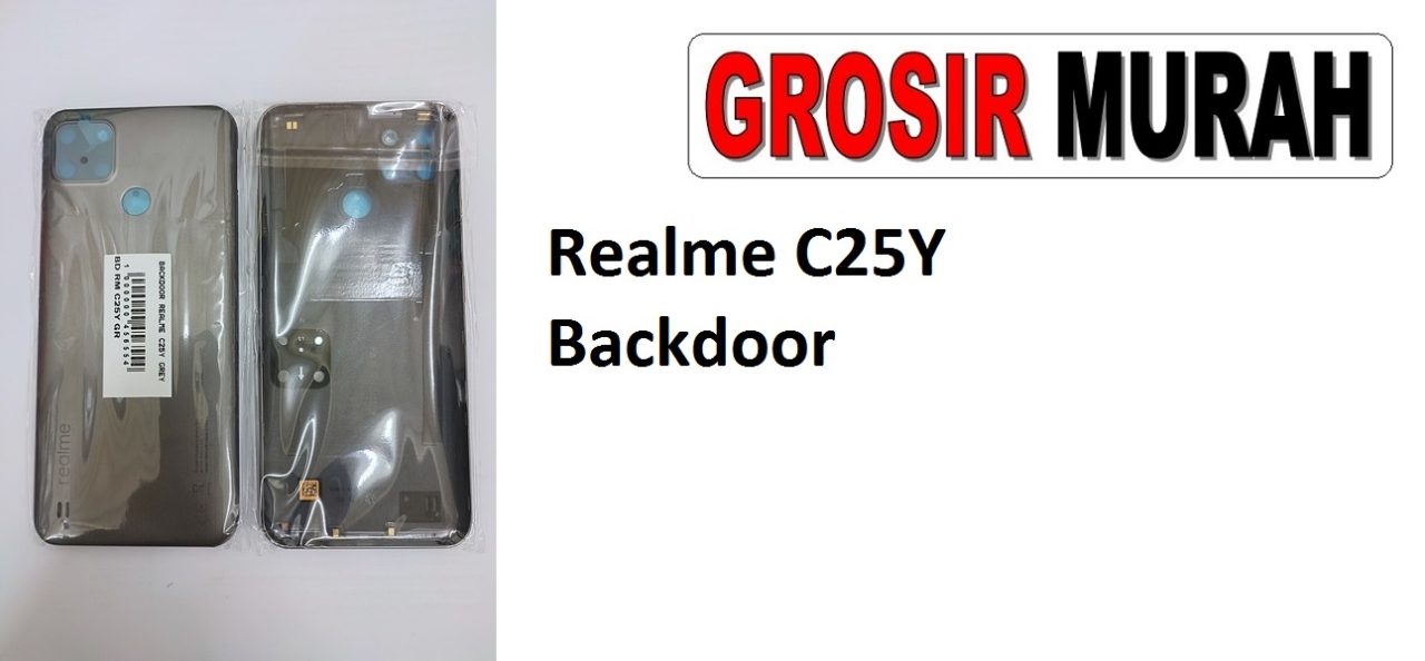 Realme C25Y Backdoor Sparepart Hp Realme Back Battery Cover Rear Housing Tutup Belakang Baterai
