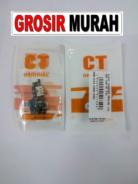 Jual Realme C31 Flexi Charger Ori Fleksibel Flexible Fleksi Flexibel Flex Con Tc Connector Pcb Konektor cas papan charging