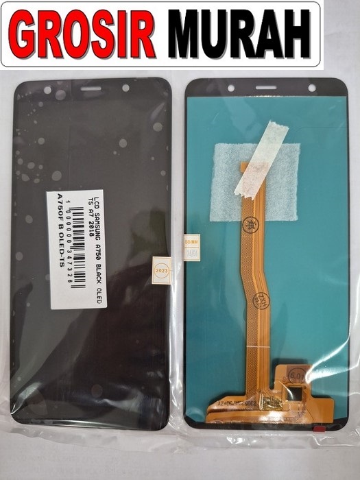 SAMSUNG A750 A7 2018 LCD OLED LCD Display Digitizer Touch Screen Spare Part Sparepart hp murah Grosir LCD Meetoo winfocus incell lion mgku og moshi