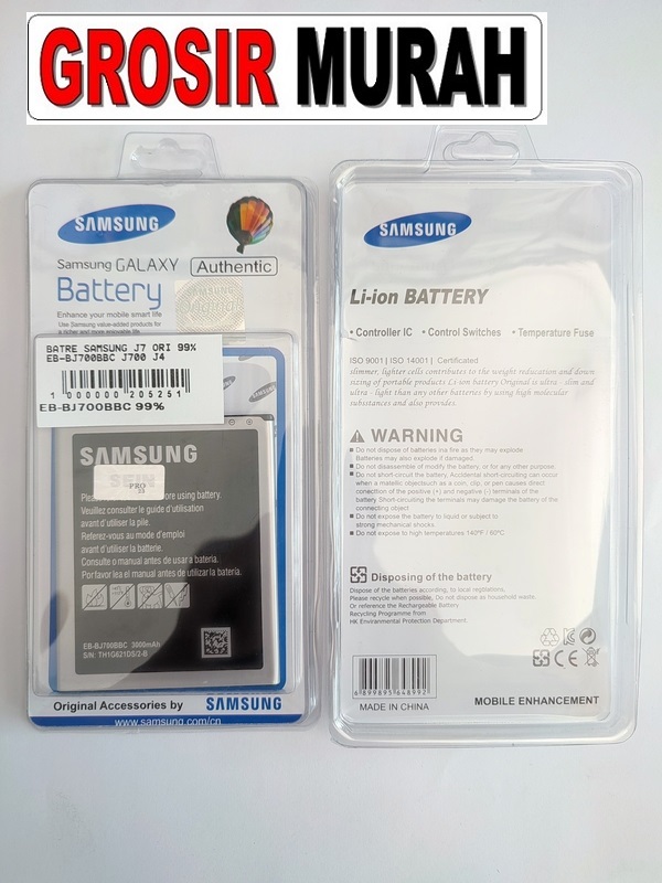 SAMSUNG J700 EB-BJ700BBC BATERAI J7 J4 Batre Battery Grosir Sparepart hp