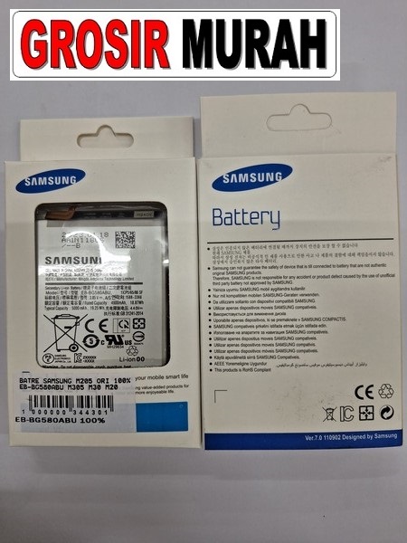 SAMSUNG M205 EB-BG580ABU BATERAI M305 M30 M20 Batre Battery Grosir Sparepart hp