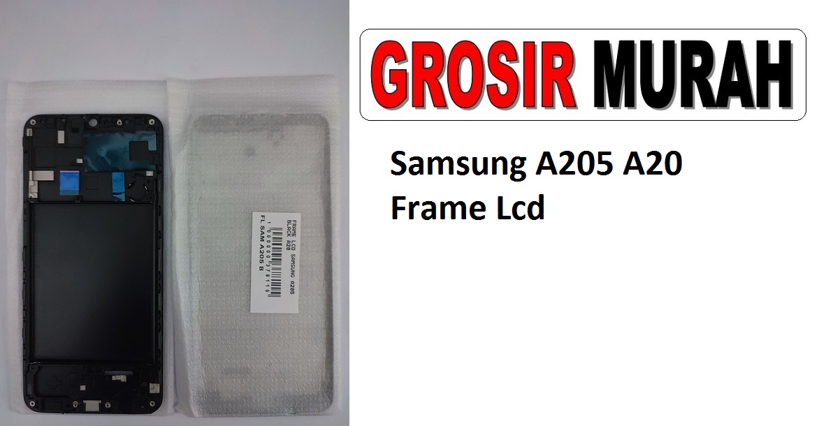 Frame Lcd Samsung A205 Black (a20)