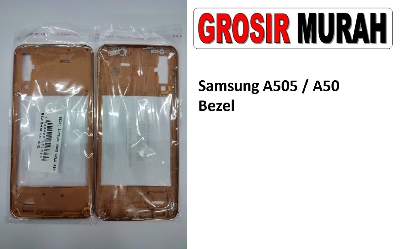 Samsung A505 A50 Front Housing Middle Frame Bezel Plate Tutup Mesin Bazel Spare Part Grosir Sparepart hp
