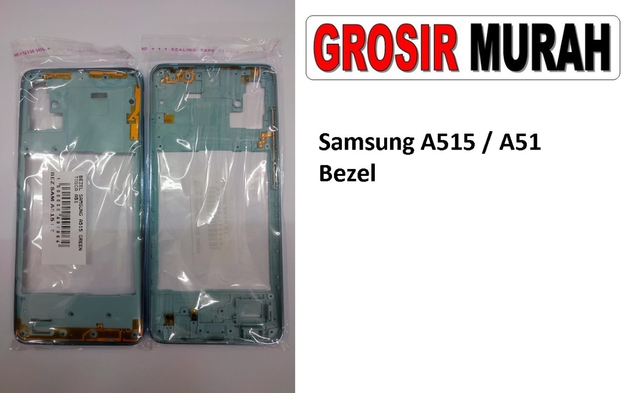 Samsung A515 A51 Front Housing Middle Frame Bezel Plate Tutup Mesin Bazel Spare Part Grosir Sparepart hp
