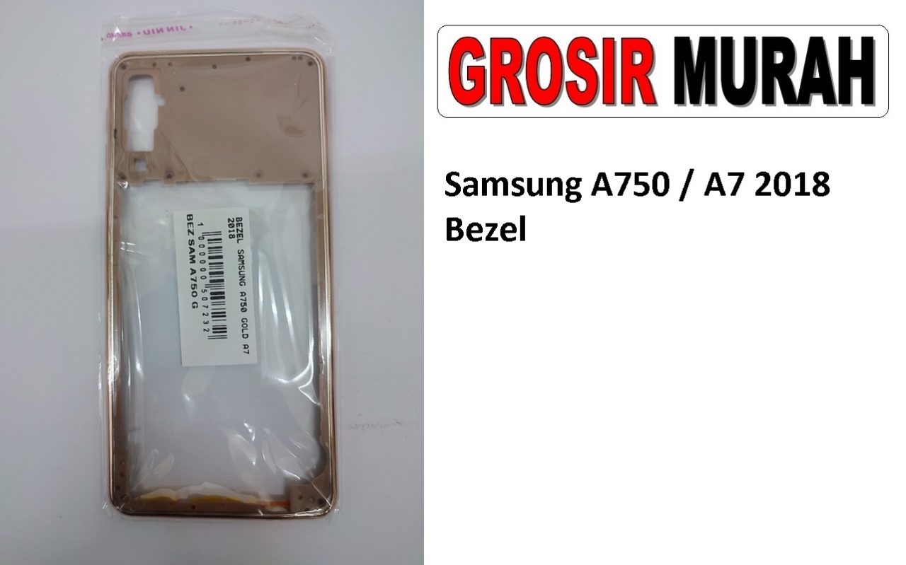 Samsung A750 A7 2018 Front Housing Middle Frame Bezel Plate Tutup Mesin Bazel Spare Part Grosir Sparepart hp
