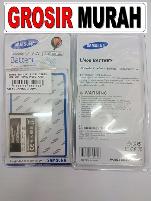 Samsung E1272 AB463446BU Sparepart hp Batre Samsung Battery Baterai Grosir
